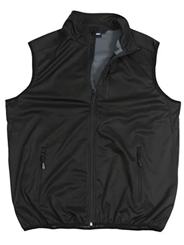 Abraxas Bi-elastische Softshell-Weste in schwarz, Größe:10XL