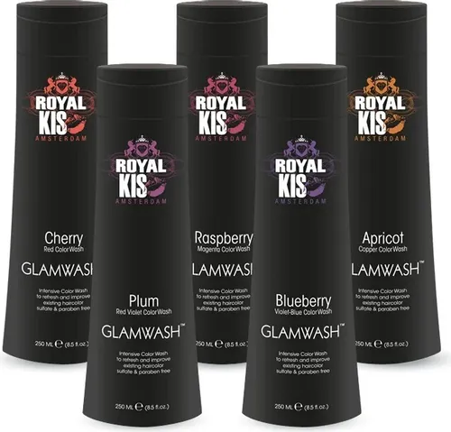 KIS Farbshampoo Royal KIS Glampoo Intensive Colorwash Plum - Haarfarben - Intensive Colorwash für strahlende, langanhaltende Farben und sanfte Pflege in einem Schritt.