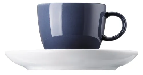 Thomas Porzellan Espressotasse Sunny Day Nordic Blue - Espressotasse aus hochwertigem Porzellan in Nordic Blue, spülmaschinenfest und mikrowellengeeignet – für ein fröhliches Kaffeevergnügen!