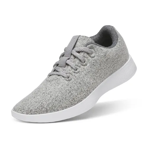allbirds Sneaker Wool Runner NZ – Herren Merinowolle grau, Größe 45 (12) - Elegante Sneakers aus ZQ-zertifizierter Merinowolle, kombiniert mit einer umweltfreundlichen Zwischensohle für höchsten Komfort. Ideal für stilbewusste Herren, die Wert auf Nachhaltigkeit legen.