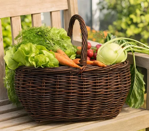 Einkaufskorb Weide groß