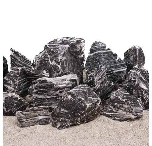 Aquaone Aquarium Aquarium Natursteine Zebrasteine 1 Stück Gr. M 0,3-0,7 kg