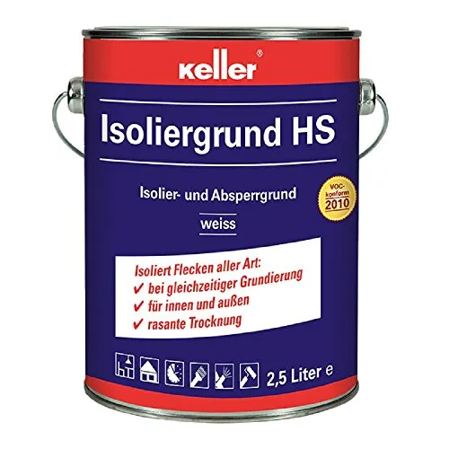 Keller Isoliergrund 581 HS 2,5Ltr. weiß