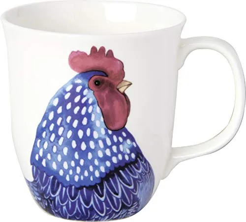 IHR - BOC 906000 - Tasse, Huhn, Blue Plumage, Porzellan, Fine Bone China, 10cm x 9cm