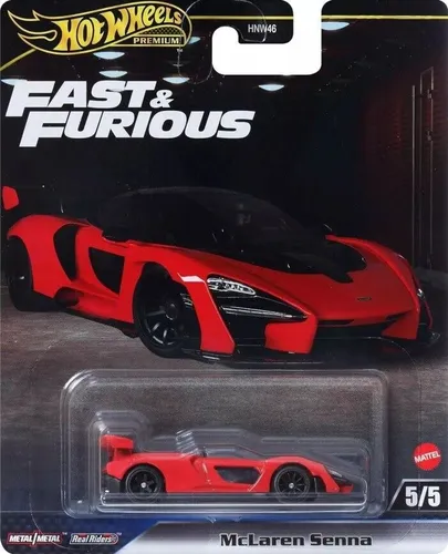McLAREN SENNA Fast & Furious Hot Wheels Premium Mattel Auto Metall 5/5