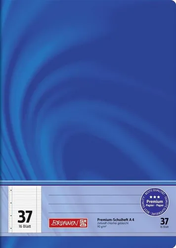 BRUNNEN A4 Schulheft Vivendi Lin 37 - 16 Blätter - Praktisches A4 Schulheft mit 16 linierten Blättern, ideal für Schule und Büro. Hochwertige Verarbeitung für angenehmes Schreiben.