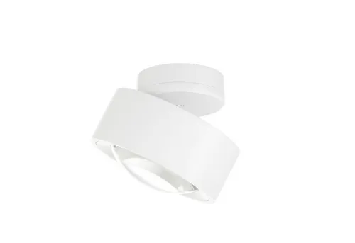 Arcchio Atreus Move LED Deckenleuchte Weiß - Moderne LED-Deckenleuchte mit Glaslinse für klare Lichtakzente, ideal für Geschäfte und Ausstellungen – energieeffizient und dimmbar.