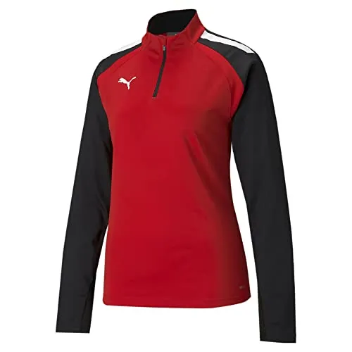 PUMA Herren Teamliga 1/4 Zip Top T-Shirt, Red, XS - Trikots für Herren, ideal für Freizeit und Sport, aus hochwertigen Materialien für besten Tragekomfort und optimale Leistung beim Sport.