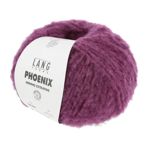 Wolle Kreativ! Lang Yarns - Phoenix Fb. 185 hot pink chante claire 100 g