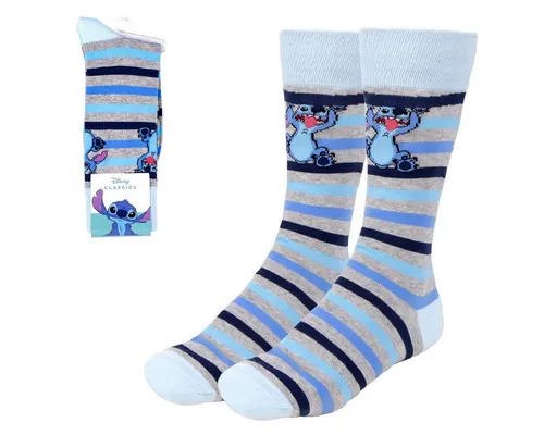 Cerda Socken Lilo & Stitch Strümpfe Erwachsene Socken Baumwollsocken Größe 36-43
