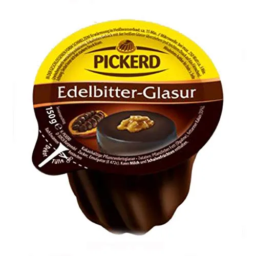 Pickerd Edelbitter Glasur 150g im Gugelhupf Förmchen