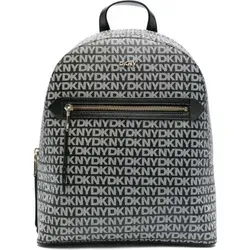 DKNY Bryant Ave Rucksack BK Logo - Schwarz - Geräumiger Freizeitrucksack mit gepolsterten, verstellbaren Schultergurten für hohen Tragekomfort. Praktische Innen- und Außentaschen sorgen für optimale Organisation und schnellen Zugriff auf wichtige Dinge.