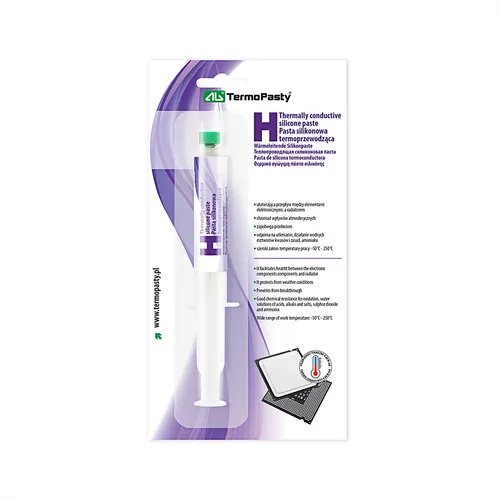 Pasta silikonowa H 25g strzykawka AG AGT-056 AG TermoPasty 5901764329442