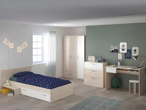 Kinderbett Charly 90x190 mit Schublade
