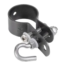 Gust. Alberts GmbH & Co. KG Schelle anthrazit-metallic zur Befestigung von Geflechtspannstäben