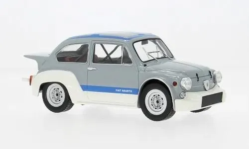 WhiteBox WB124268 - 1/24 - Fiat Abarth 1000 Gr.2, grau/blau, 1970 - Fertigmodell - Hochwertiges 1:24 Modellauto des Fiat Abarth 1000 Gr.2, gefertigt aus Metall und Kunststoff, ideal für Sammler und Liebhaber von historischen Rennwagen.