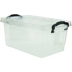 Stammartikel Klarsichtbox mit Deckel 5l 13,5 x 31 x 20cm