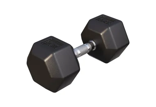 GORILLA SPORTS Kurzhantel Hexagon Kurzhanteln - Gewichte 2-50 kg, Gerändelt, Verchromt - Hanteln, (Einzeln)