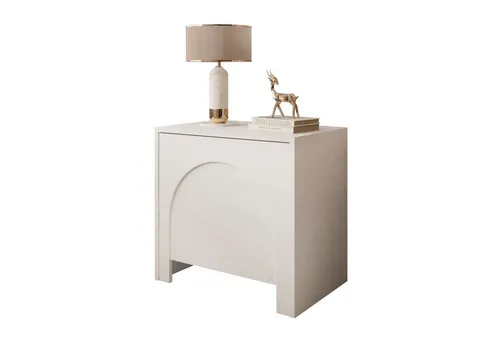 Lookway Nachttisch ARIADNA mit Tür – Minimalistisches Design fürs Schlafzimmer (1x Nachttisch), Breite: 54 cm