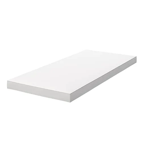VitaliSpa® Kindermatratze 90 x 200 cm, Weiß - Matratze für Kinder mit Kaltschaum für optimale Luftzirkulation und Allergieschutz. Der Memory-Effekt passt sich perfekt an den Körper an und sorgt für gesunden Schlaf.