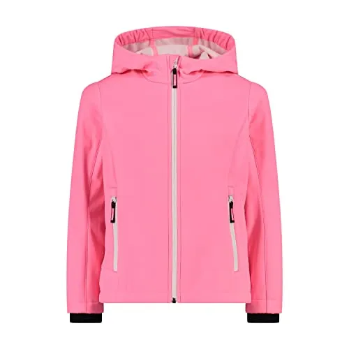CMP KID G Jacket FIX Hood pink fluo-bianco (12CN) 176 von CMP