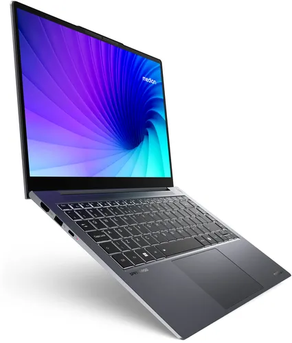 MEDION SPRCHRGD14 S1 ELITE Laptop 16GB/512GB SSD - Leistungsstarker Laptop mit Snapdragon X Elite Prozessor, 2.8K IPS Display und bis zu 17 Stunden Akkulaufzeit – ideal für unterwegs.