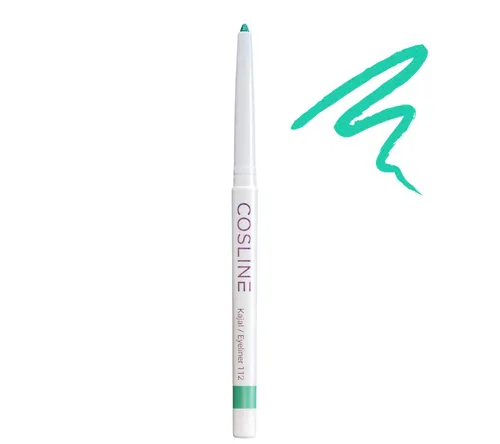 Cosline Cosmetics Kajal wasserfest, langanhaltend, cremig, 25 Farben, intensive Pigmentierung