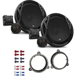 JBL Club 6500C Auto Lautsprecher mit Einbauset passend für Renault Master III ab 2014 Türen vorne 360 Watt 165mm 2 Wege Kompo