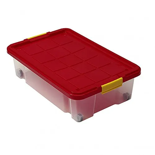 Axentia 235878 Unterbettroller 60 x 40 x 18 cm, 28 Liter