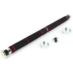Wiltec Klimmzugstange Aus Stahl, Max. 160 Kg, Für Türrahmen 62-85 Cm, Reckstange Mit Softgrip, Turnstange, Türreck, Krafttraining