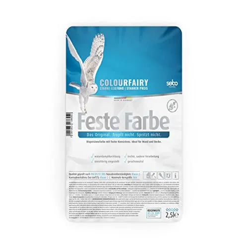 BAU DISCOUNT Colourfairy Feste Farbe weiss seidenmatt 2,5l