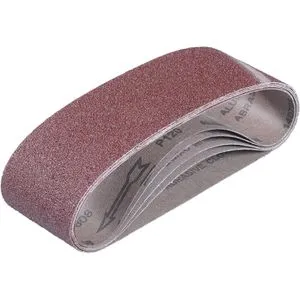 Einhell Schleifpapier 4419815, Körnung 60-120 Set, 457 x 75mm, 6 Schleifbänder, für Holz und Metall, 6 Stück