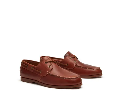Timberland CEDAR BAY ESSENTIAL BOAT SHOE Bootsschuh aus Leder in Braun 41,5 EU - Sportlicher Bootsschuh aus hochwertigem Leder mit OrthoLite® Dämpfung für hohen Tragekomfort. Ideal für entspannte Tage am Wasser oder in der Stadt.