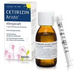 Cetirizin Aristo Allergiesaft 1 mg/ml 75 ml