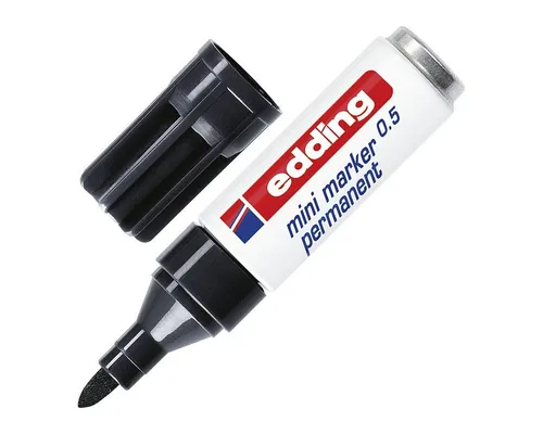edding Permanentmarker mini marker 0.5, (1-tlg), wisch- und wasserfest
