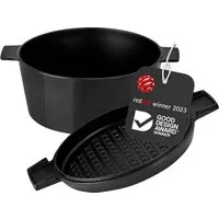 Stanley Rogers Gusseisen-Topf / Bräter, Ø28cm, schwarz 42368605