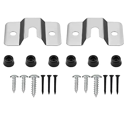 ZHIQIN 2 Sätze Dartscheibe Halterung Wand Aufhängen Halterung Set Schrauben Kit für Montagehalterung Kit Wandbehang Tragbare Dartscheibe Set