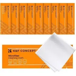 K&F Concept Mikrofaser Reinigungstuch Set 10 Stück 15x15cm