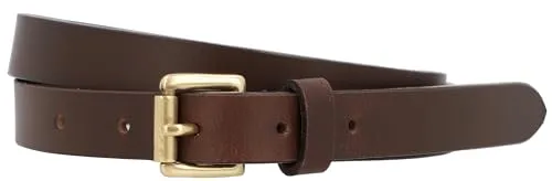 Gusti Gürtel Leder - Birte, schmaler Ledergürtel mit goldener Schnalle - Damen-Gürtel, vielseitig einsetzbar für lässige und schicke Outfits, aus langlebigem Echtleder für langfristige Freude.