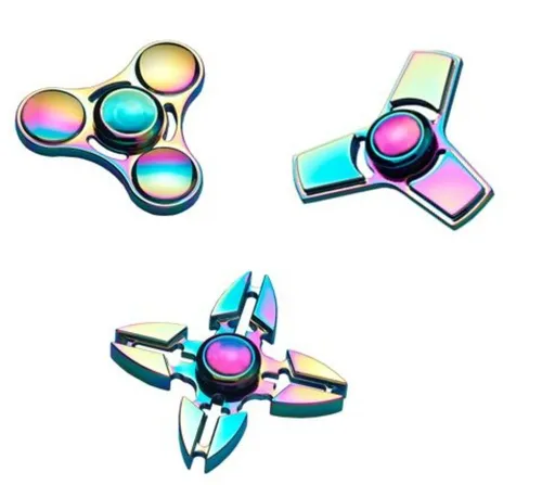 Luna24 simply great ideas... Fidget Spinner Finger Fidget Spinner Metall, Anti-Stress ADHS-Spielzeug, 3er Set