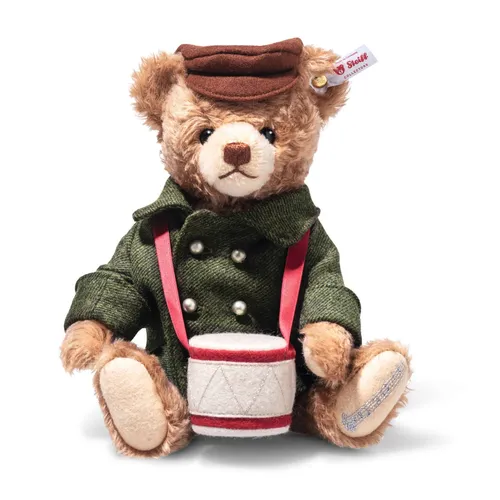 Steiff Little Schlagzeuger Junge Limitierte Auflage Mohair Teddybär Set EAN #