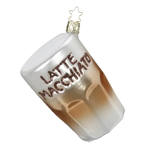 Latte Macchiato Weihnachtsbaumglas Inge-Glas 10 cm