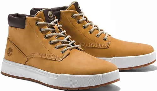 Timberland Herren Mid Lace Up Sneaker Wheat 12 - Wanderschuhe mit umweltfreundlichem ReBOTL-Futter aus 50 % recyceltem Kunststoff, ideal für Alltag und Freizeit. Komfortables EVA-Fußbett und langlebiges Timberland Leder sorgen für Stil und Nachhaltigkeit.