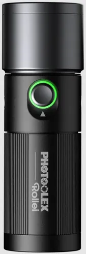 Rollei Photoolex GOBO Light, LED Taschenlampe für kreative Fotografie - Gobos für Studiobeleuchtung mit 10-Watt-Leistung und 19 Gobo-Aufsätzen für faszinierende Lichtmuster – ideal für professionelle Aufnahmen und Livestreams.