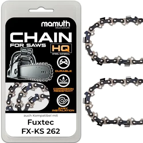 2x Sägekette Kettensäge 40cm 1,5mm 0,325