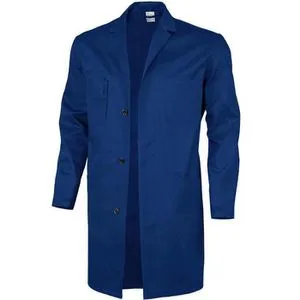 Qualitex Arbeitskittel Basic BW 240 Unisex, blau, Größe 58