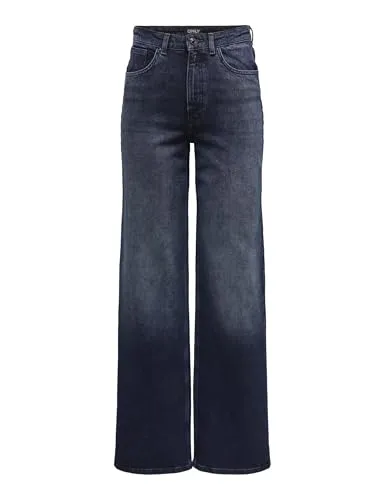 ONLY Female Jeans ONLJUICY - Hohe Taille & Weiter Beinschnitt - Jeans mit weitem Bein, modischer Schnitt für einen lässigen Look und optimalen Tragekomfort.