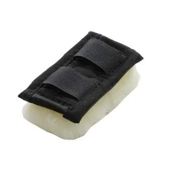 Kopf- u. Nasenpolster Lammfell, 10cm, 2 Klett, Lammfell