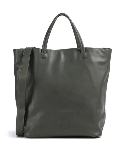 Liebeskind Hera Sheep Natural L Shopper - Dunkelgrün aus Schafsleder - Damentaschen aus hochwertigem Schafsleder, stilvoll und nachhaltig für modebewusste Frauen.