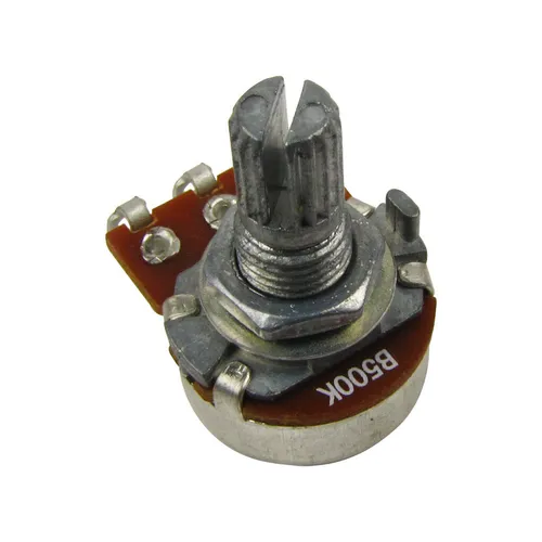 Musiclily Metrisch Mini 15mm Geteilte Welle Kanne B500K Gitarre Potentiometer (